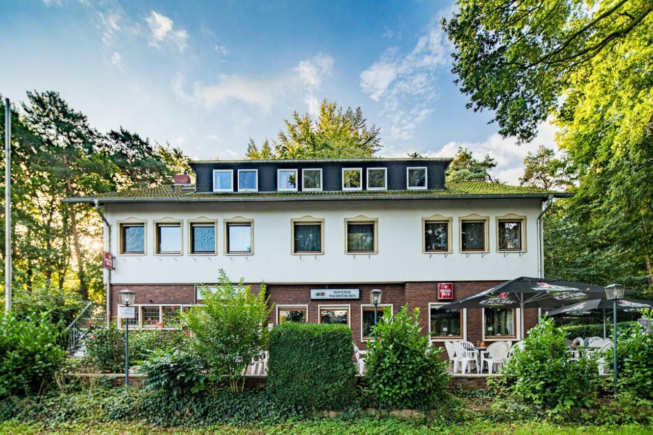 Hotel Hopener Wald ,Self Check In Löhne Exteriér fotografie